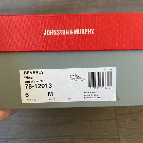 Women’s Johnston&Murphy “Beverly” Wingtip Shoes - Picture 5 of 5